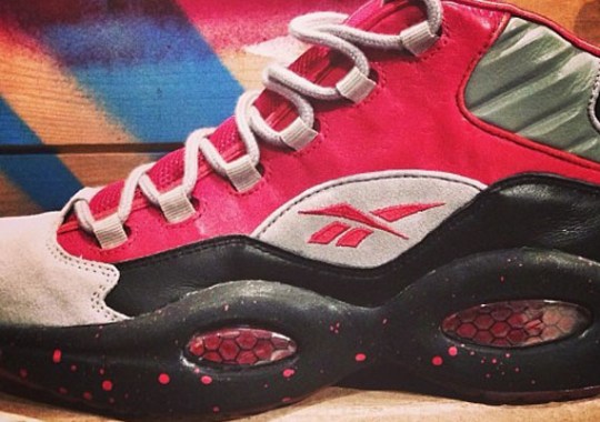 Stash x Reebok Question – Black – Red – Grey