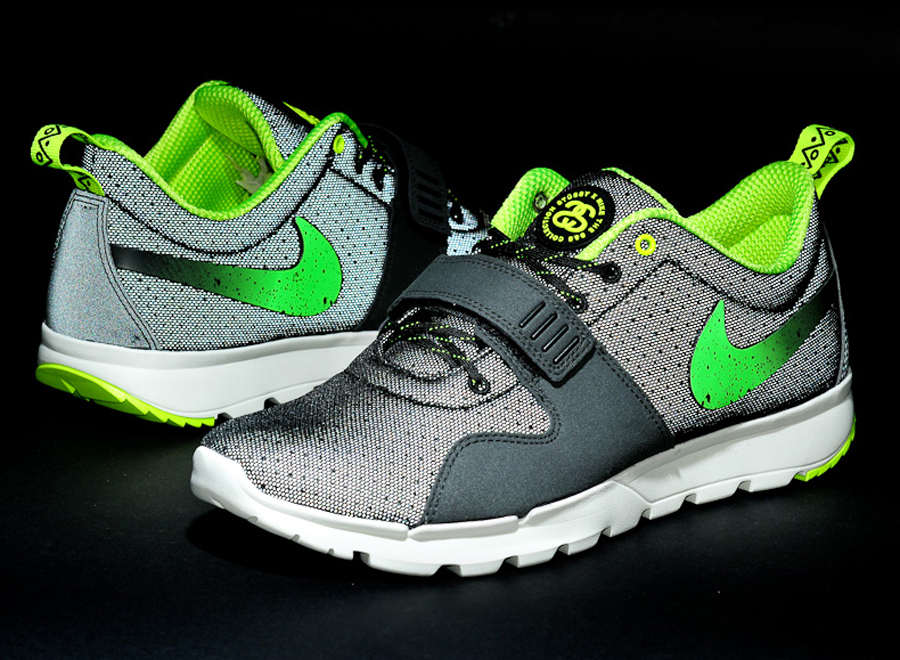 Stussy x Nike SB Trainerendor - Black - Neon