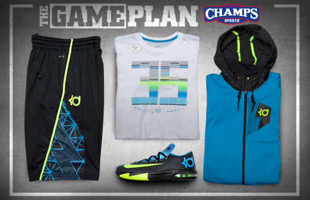 “The Game Plan” by Champs Sports: KD “Away” Collection