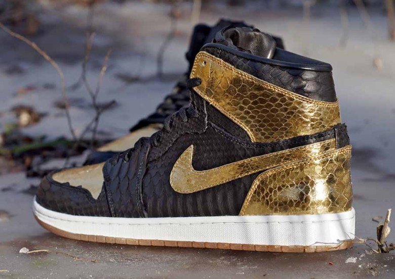 Air Jordan 1 “NYE Python” for Marcus Jordan by JBF Customs