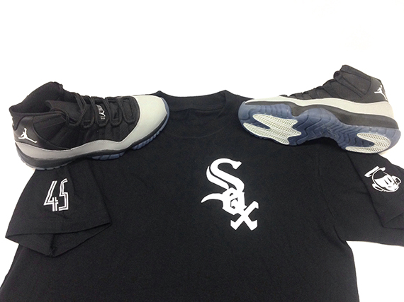 Air Jordan 11 White Sox Customs 4