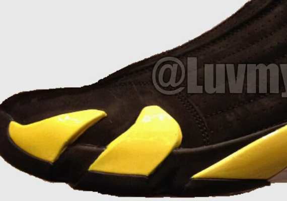 Air Jordan 14 Black Yellow Thunder