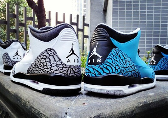 Air Jordan 3 “Infrared 23” vs. “Powder Blue”