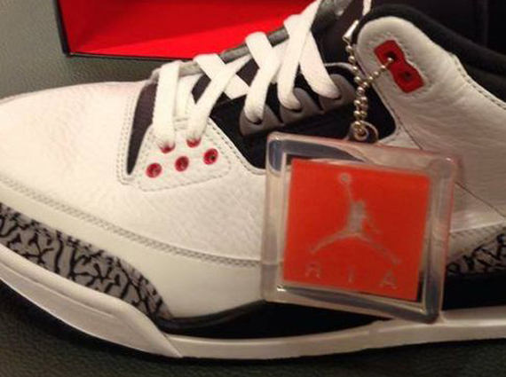 Air Jordan 3 - White - Grey - Red - Black