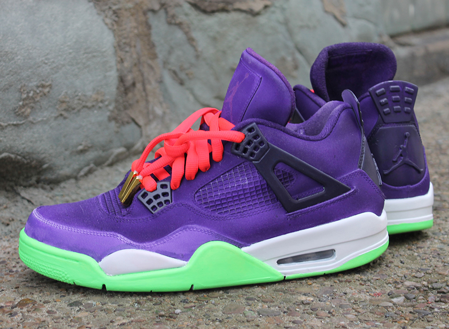 Air Jordan 4 "Cheetah Yeezy" Customs by Hippie Neal