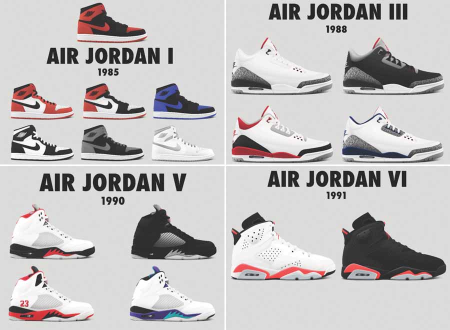 Air Jordan "OGs" Posters by Sneaker Bodega