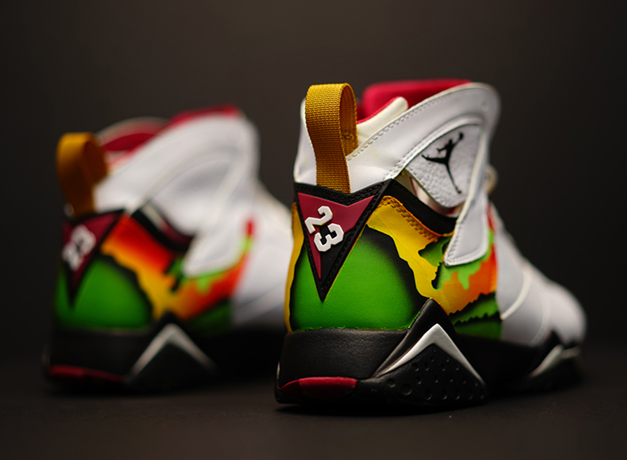 Air Tech Challenge Jordan 7 Custom