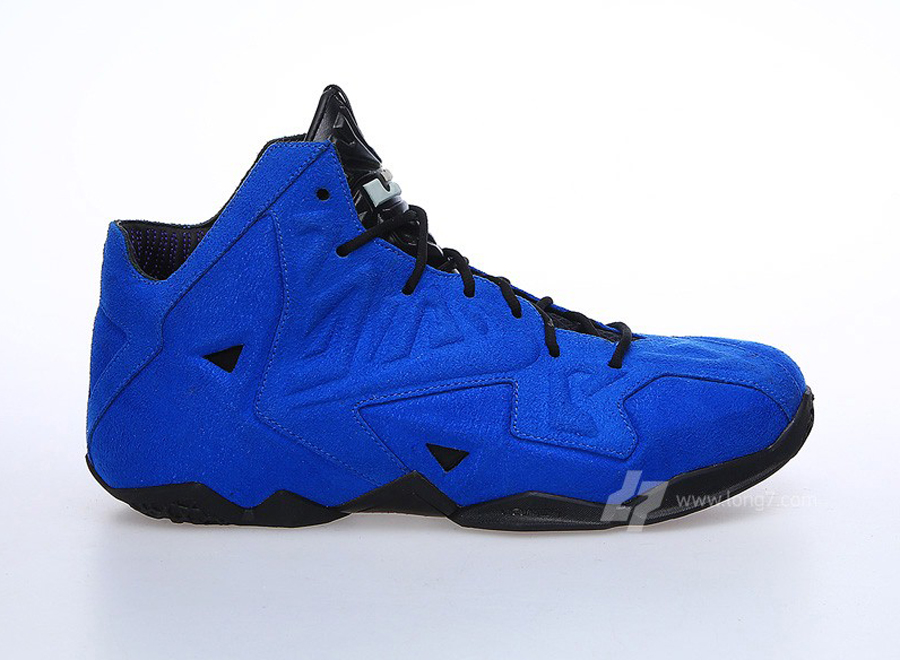 Blue Suede Nike Lebron 11 Ext 1