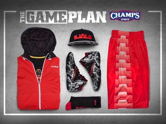 Champs Game Plan Graffiti Lebrons