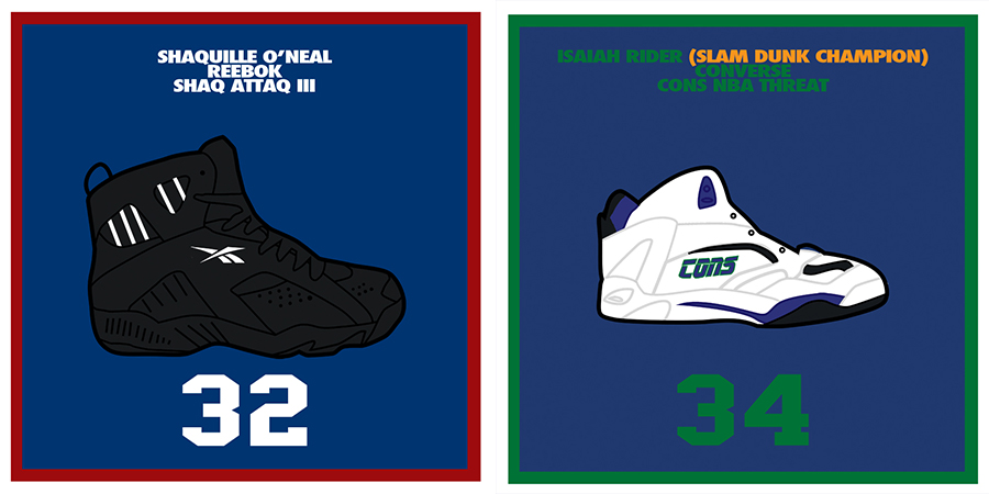 Commonlight Nba All Star Sneaker Doodles 1994 2