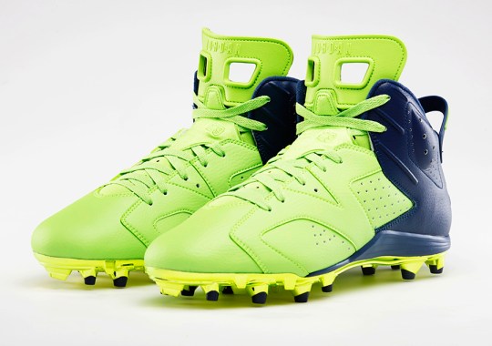 Air Jordan 6 Super Bowl Cleats for Earl Thomas