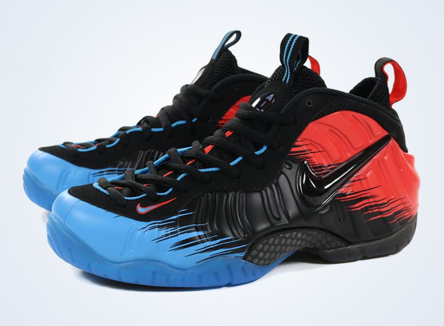 Foamposite Pro Vivid Blue Crimson