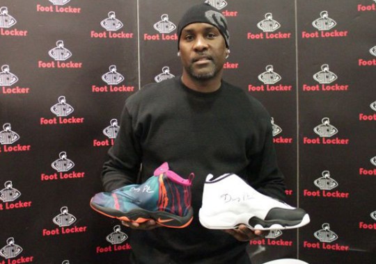 Gary Payton Visits Foot Locker in Europe