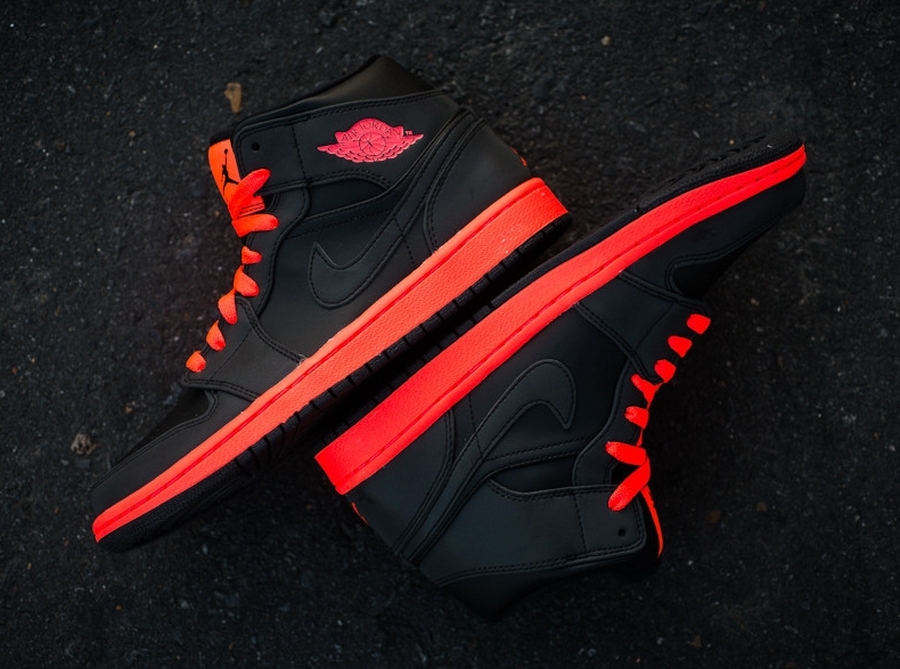 Air Jordan 1 Mid “Infrared 23″ - Available