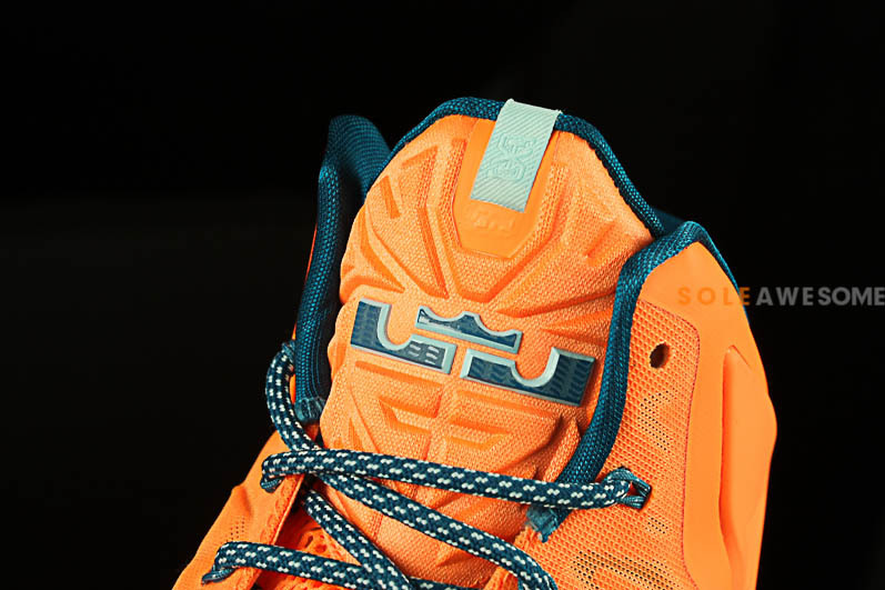 Lebron 11 Atomic Orange Green Abyss Glacier Ice 05