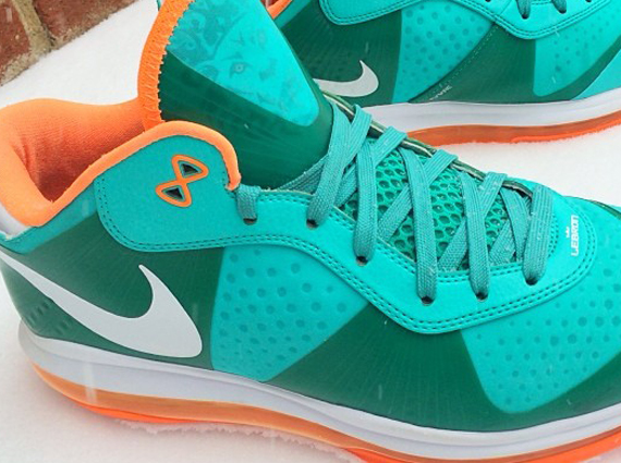 Nike LeBron 8 Low "Dolphins" Sample