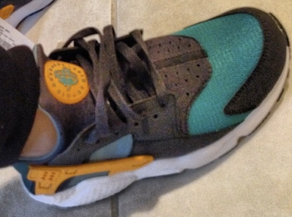 Nike Air Huarache – Teal – Orange – Black – White