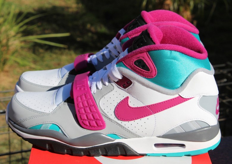 Nike Air Trainer SC II – White – Bright Magenta – Dark Grey – Wolf Grey