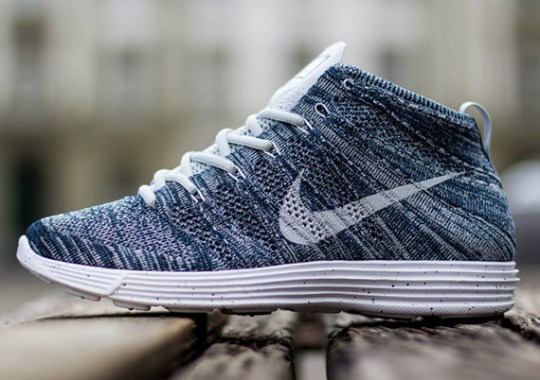 Nike Lunar Flyknit Chukka – Squadron Blue – Pure Platinum – Obsidian – White