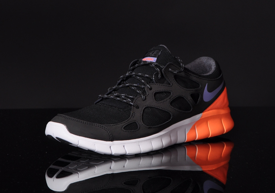 Nike Free Run 2 Black Purple Atomic Orange 03