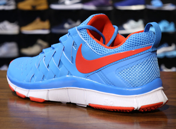 Nike Free Trainer 5 0 Vivid Blue Light Crimson White