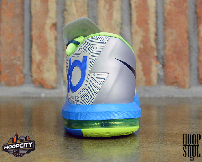 Nike Kd 6 Pure Platinum Night Factor Vivid Blue Volt 2
