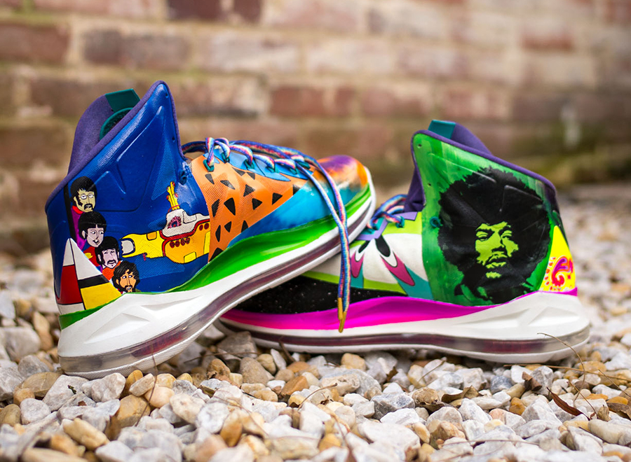 Nike Lebron 10 What The 60s Customs 4