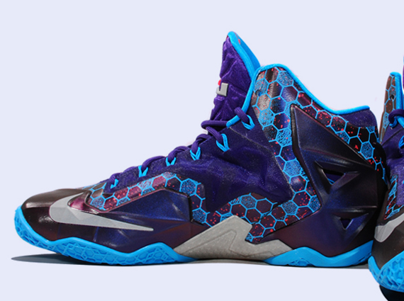 Nike LeBron 11 – Court Purple – Reflective Silver – Vivid Blue