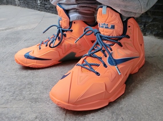 Nike Lebron 11 Knicks On Feet