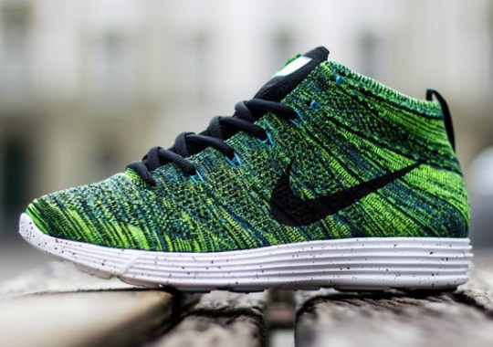 Nike Lunar Flyknit Chukka – Night Factor – Black – Volt – White