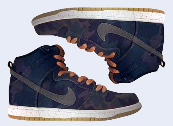 Nike SB Dunk High – Black – Olive Khaki – Sunset