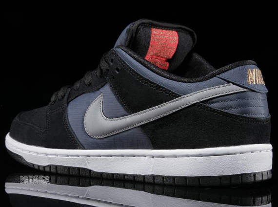 Nike Sb Dunk Low Black New Slate Reflective Silver