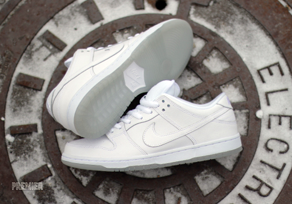 Nike SB Dunk Low – White – Ice Sole