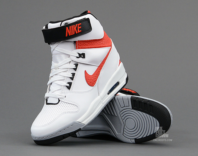 Nike Wmns Air Revolution Sky High White Red 02