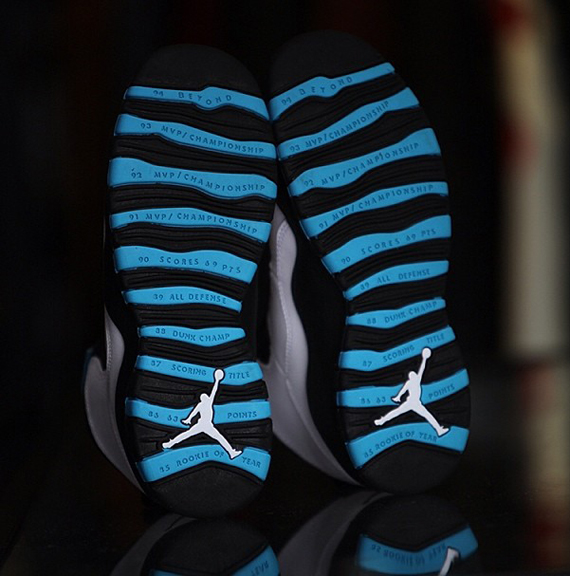 Powder Blue Air Jordan 10 Retro 6