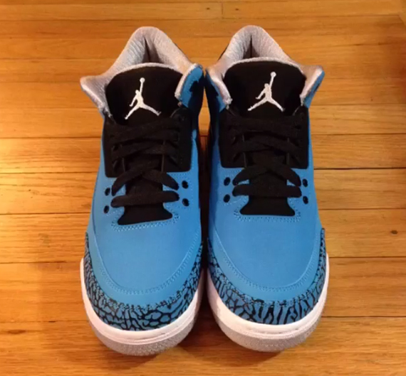 Powder Blue Jordan 3 Gs 1