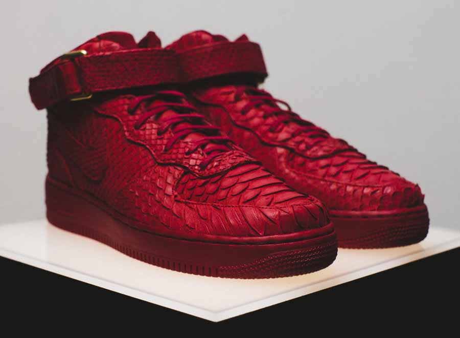 Python Red Air Force 1 Mid 1