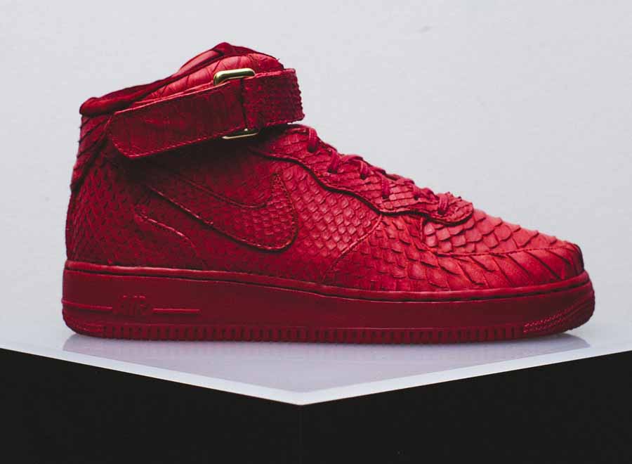 Python Red Air Force 1 Mid 3