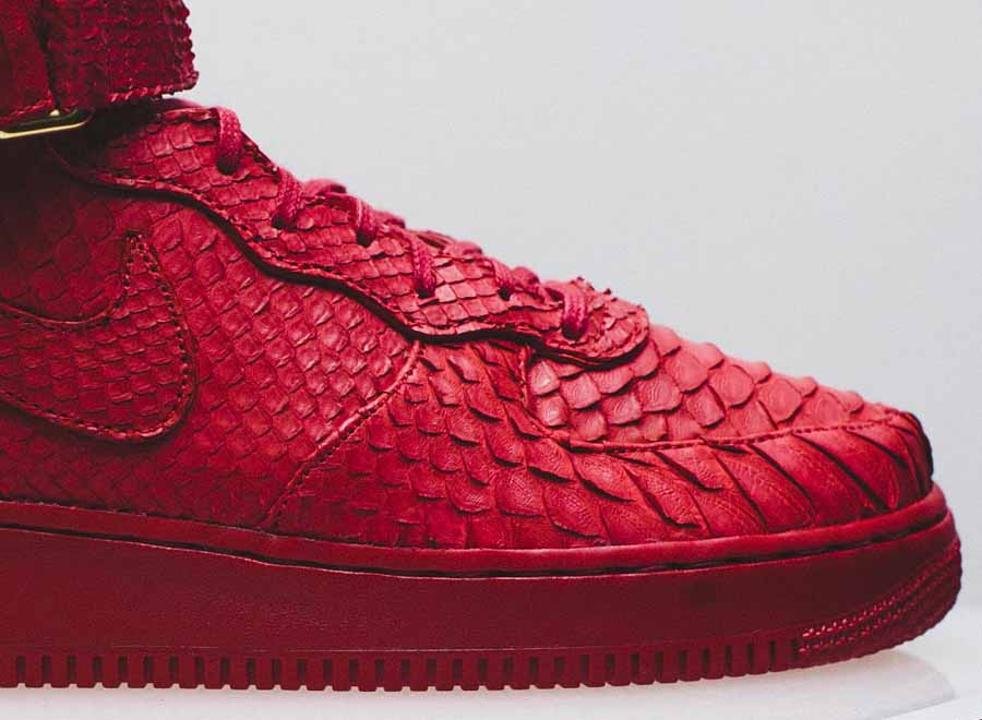 Python Red Air Force 1 Mid 4