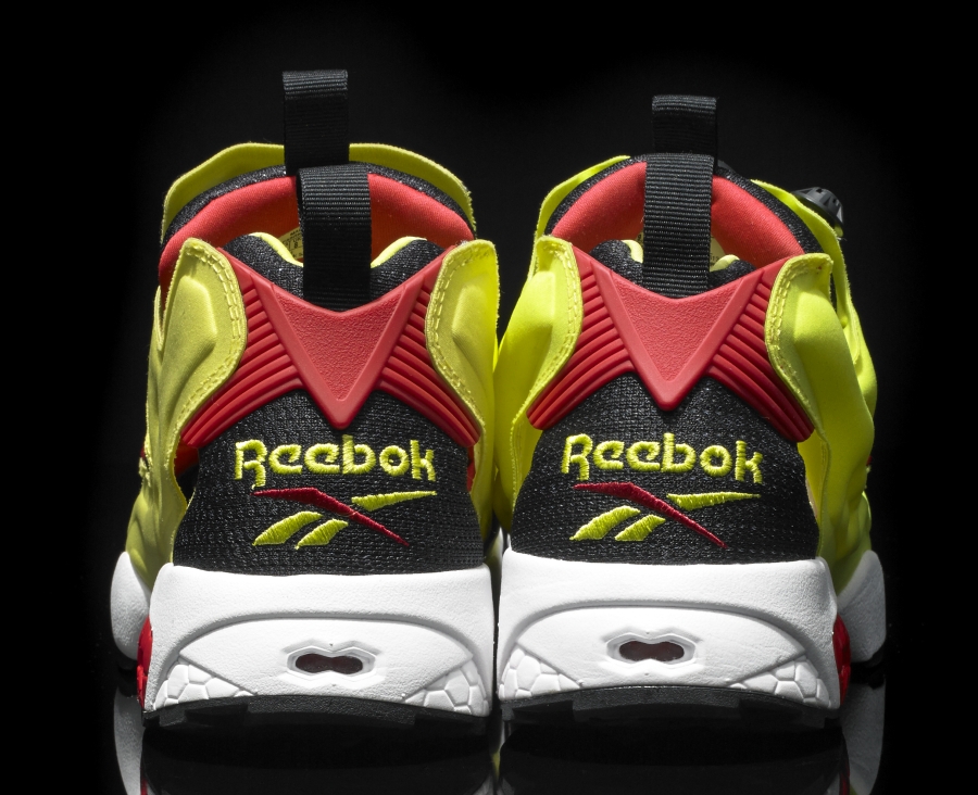 Reebok Insta Pump Fury Black Hypergreen Red 11