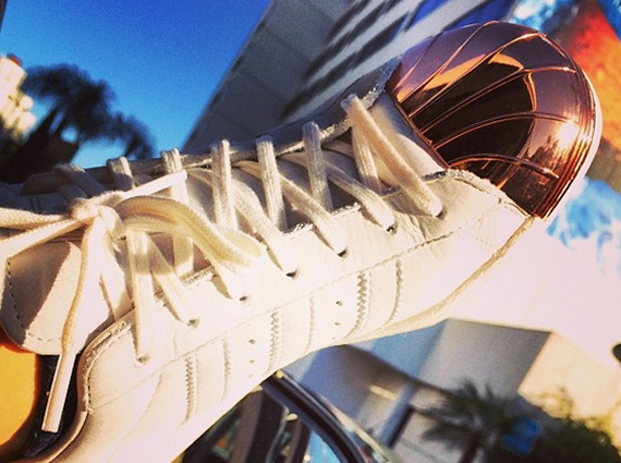 Rita Ora Preview adidas Superstar “Metal Toe”