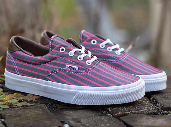 Vans Era Pinstripe Blue Red 1