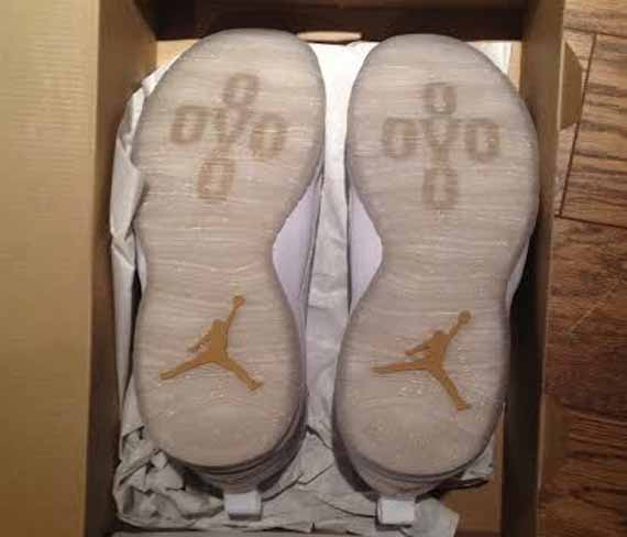 White Jordan 10 Ovo Drake 1