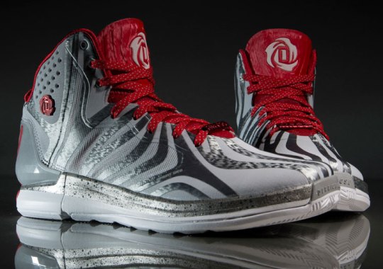 adidas D Rose 4.5 – Clear Grey – Light Scarlet – Dark Onix