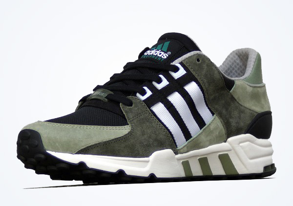 adidas Originals EQT Running Support - Tent Green - Black - White