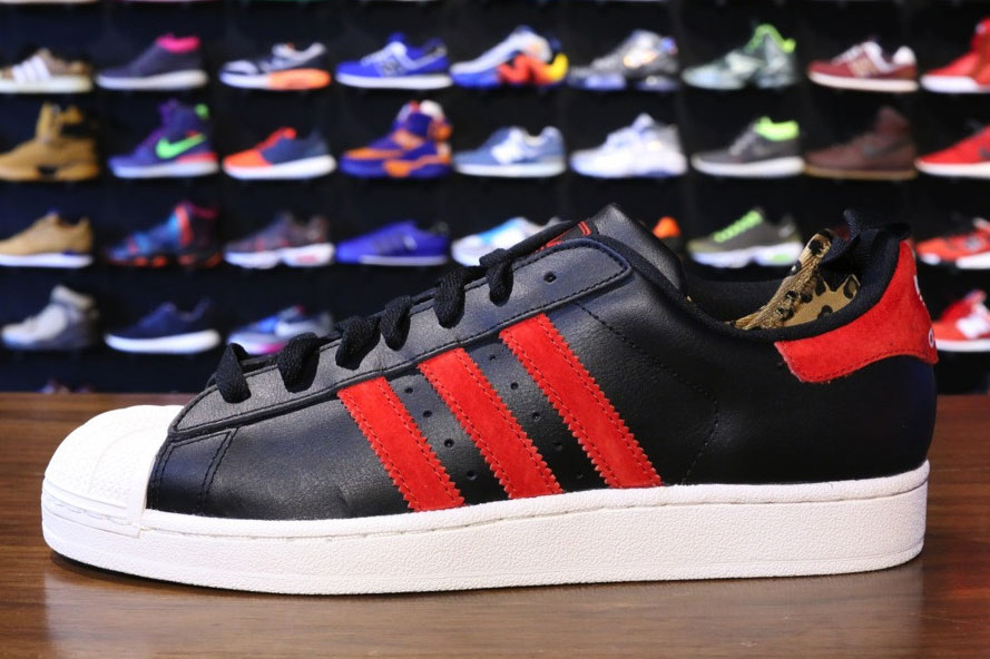 Adidas Originals Superstar Ii Black Red White 01