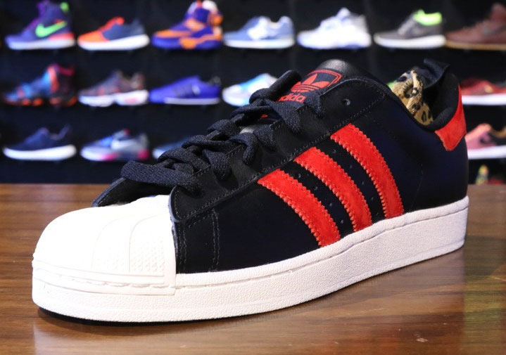 adidas Originals Superstar II - Black - Red - White