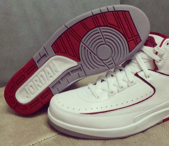 Air Jordan 2 White Red 2