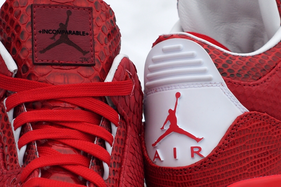 Air Jordan 3 Valentines Customs 01