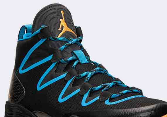 Air Jordan XX8 SE - Black - Atomic Mango - Dark Powder Blue